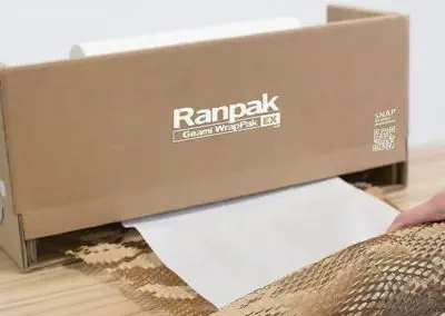Geami Wrappak Ex Mini kompakt sarmalama makinesi - 140m uzunluk, 51cm genişlik ile az yer kaplayan tasarım
